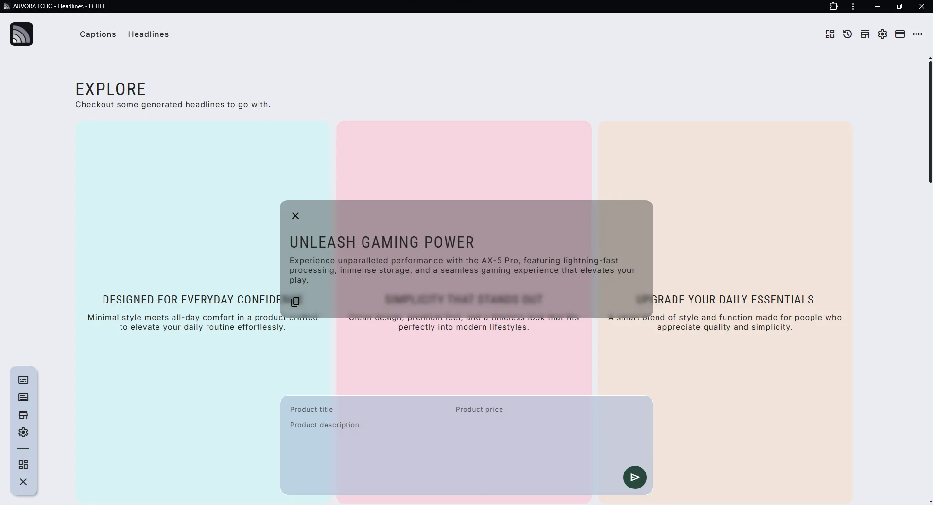 Generate